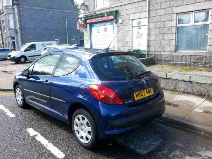 Peugeot 207. Peugeot car from United Kingdom