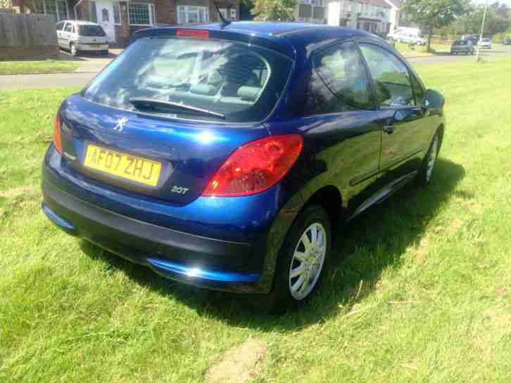 2007 PEUGEOT 207 URBAN BLUE