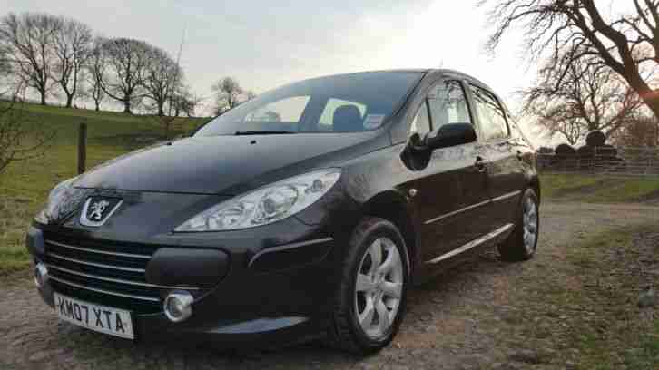 2007 PEUGEOT 307 S BLACK
