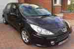 2007 307 S HDI BLACK, 1.6 DIESEL,