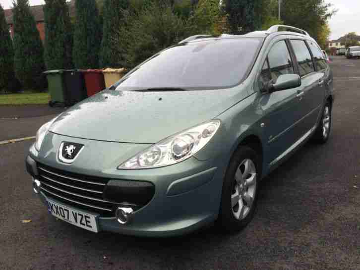 Peugeot 2007 307 SW SE HDI 110 GREY low milage. car for sale