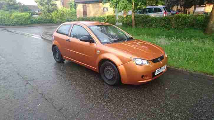 2007 PROTON LOTUS SATRIA NEO SX ORANGE, 1.3 PETROL, LOW MILEAGE, NO RESERVE