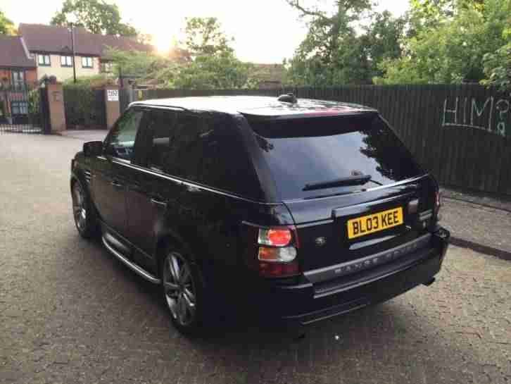 2007 RANGE ROVER SPORT HSE 4.2 SUPERCHARGER BLACK