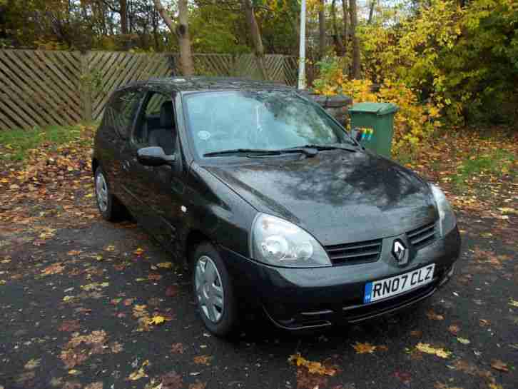 2007 CLIO CAMPUS 8V BLACK NOT DAMAGED