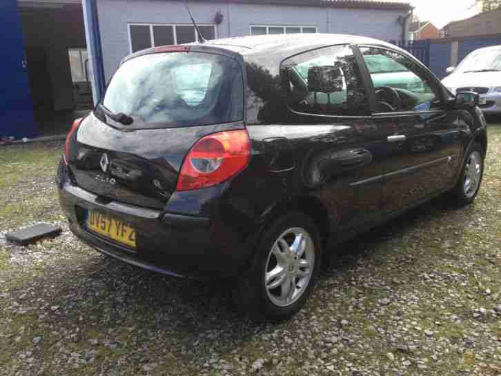 2007 RENAULT CLIO DYNAMIQUE VVT A BLACK