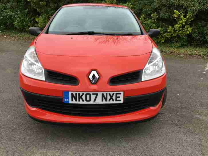 2007 CLIO EXTREME RED