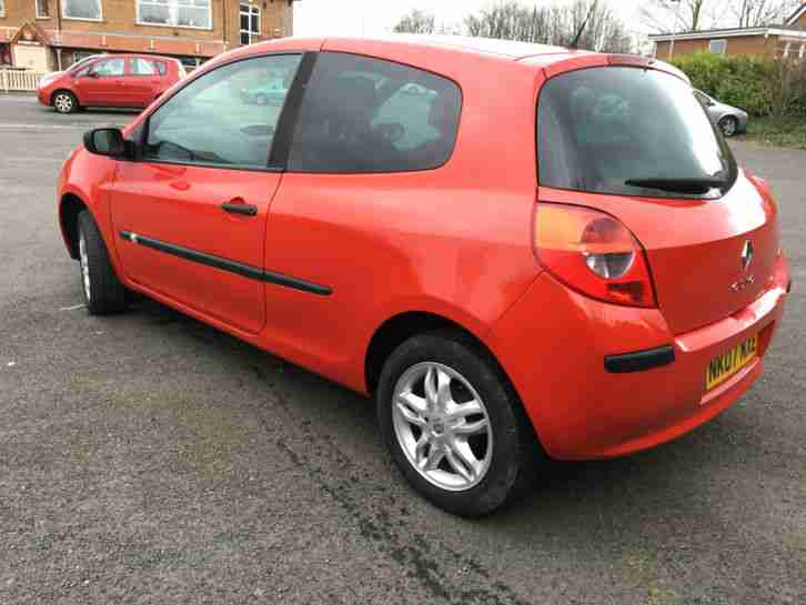 2007 RENAULT CLIO EXTREME RED