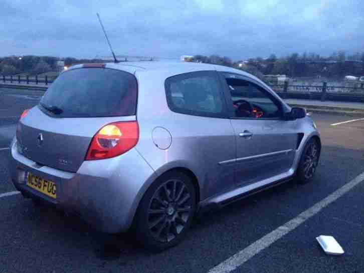 2007 RENAULT CLIO RENAULTSPORT 197 SILVER, MOT APRIL, 64k GENUINE MILES