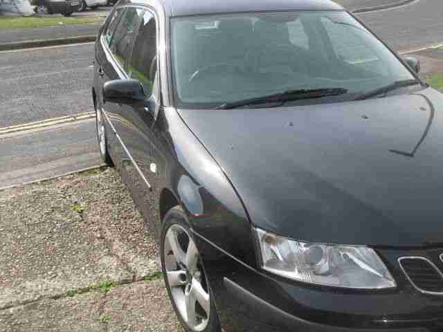 2007 SAAB 9-3 VECTOR S-A BLACK 07 REG ESTATE AUTOMATIC £1750 BARGAIN