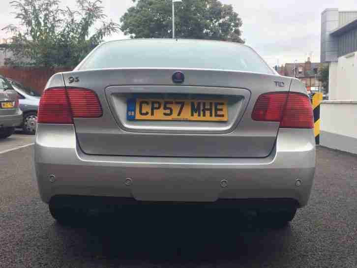 2007 SAAB 9-5 AIRFLOW 150 DT SILVER TID 1 YEAR MOT VERY CLEAN EXAMPLE 2 OWNERS!!