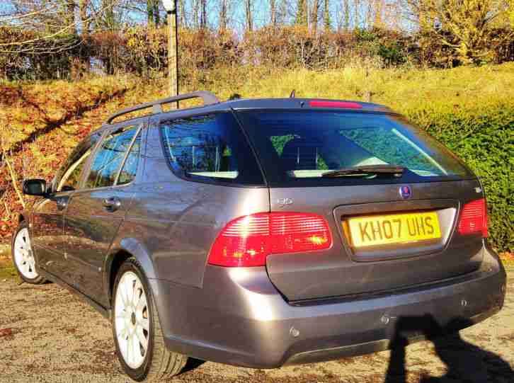 2007 SAAB 9-5 VECTOR SPORT TID AUTO DIESEL ESTATE, FULLY HPI CLEAR FULL LEATHER