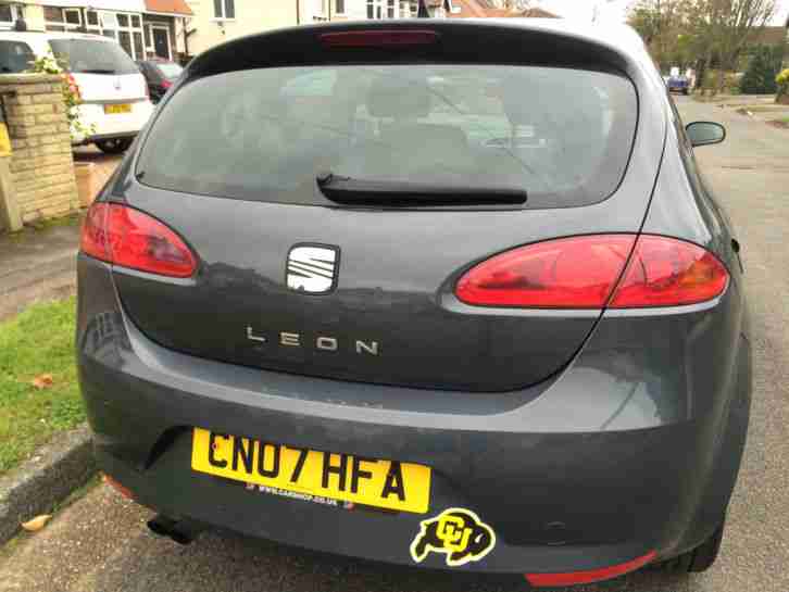 2007 SEAT LEON 2.0 TDI STYLANCE 140bhp DIESEL 5dr Hatchback,GREY Color,07 Reg