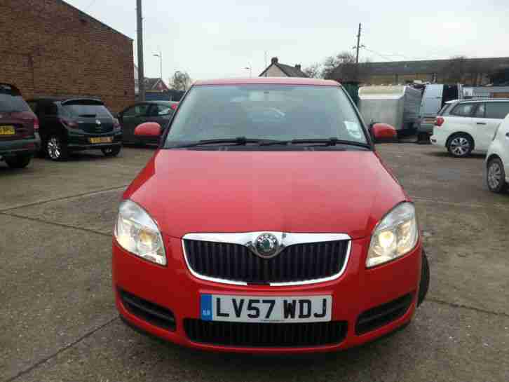 2007 SKODA FABIA 2 85 RED POLO YARIS FIESTA CORSA AYGO CLIO 206 306 C1 C3 PUNTO
