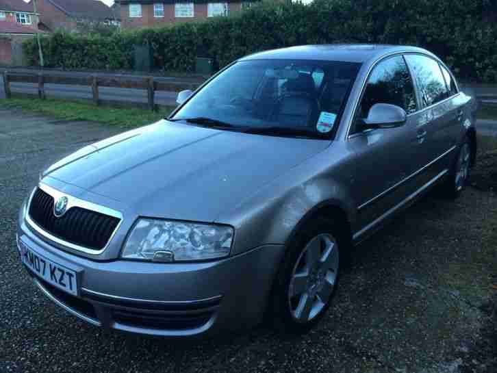 2007 SKODA SUPERB ELEGANCE , 2.0TDI , 140BHP , LEATHER,FULL SERVICE;172,000Miles