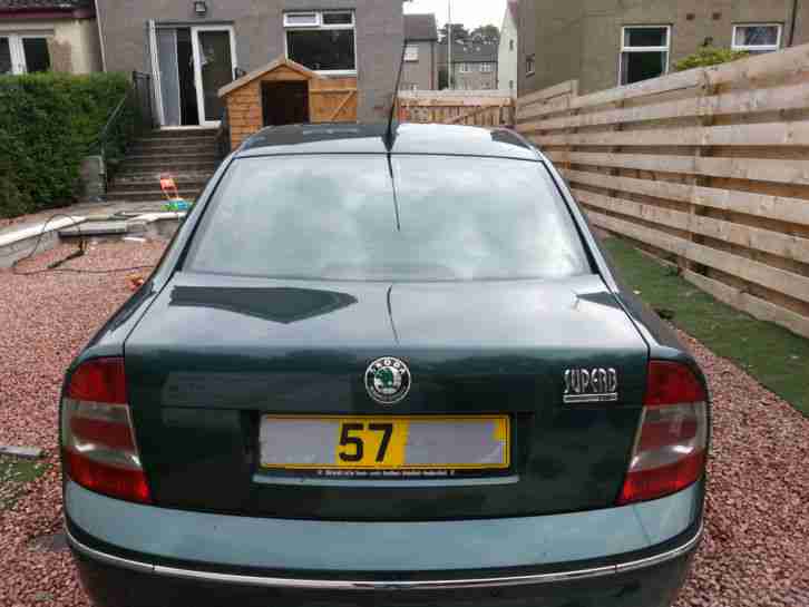 2007 SKODA SUPERB ELEGANCE TDI 115 GREEN