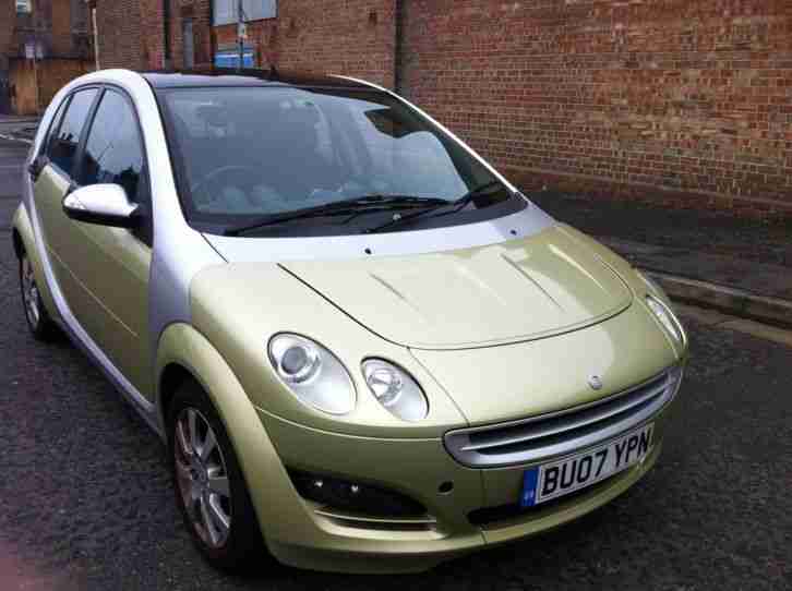 2007 SMART FORFOUR PASSION 1.5 SEMI-AUTO SILVER PETROL & LPG LEATHER NO RESERVE