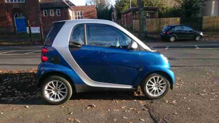 2007 SMART FORTWO PASSION 71 AUTO BLUE, VERY LOW MILEAGE, ONE OWNER