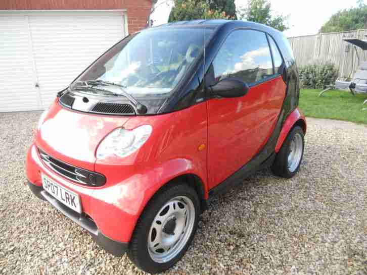 2007 SMART FORTWO PURE 61 SEMI AUTO ONLY £30.00 A YEAR ROAD TAX