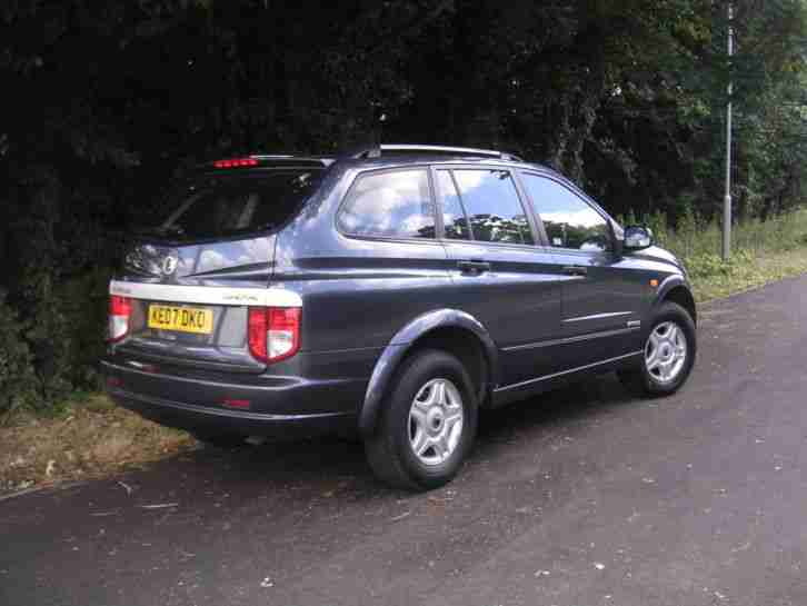 2007 SSANGYONG KYRON DIESEL, 4WD, AUTO, GREY,ONLY 57,400 MILES