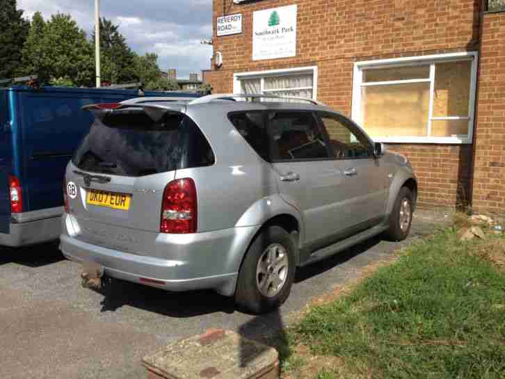 2007 SSANGYONG REXTON 2.7 TURBO DIESEL RX 270 SE 4WD SILVER