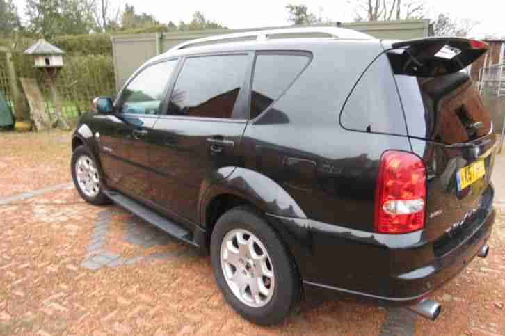 2007 SSANGYONG REXTON 270 SX 5S AUTO BLACK