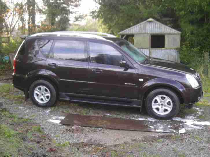 2007 SSANGYONG REXTON 270 SX 5S AUTO MAROON