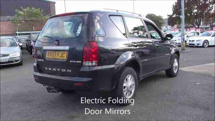 2007 SSANGYONG REXTON SSANGYONG REXTON 270 Xdi SE 5dr Diesel