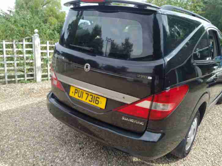 2007 SSANYONG RODIUS 270 X 2.7 DIESEL 7 SEATER 4 WHEEL DRIVE MANUAL 78,000 MILES