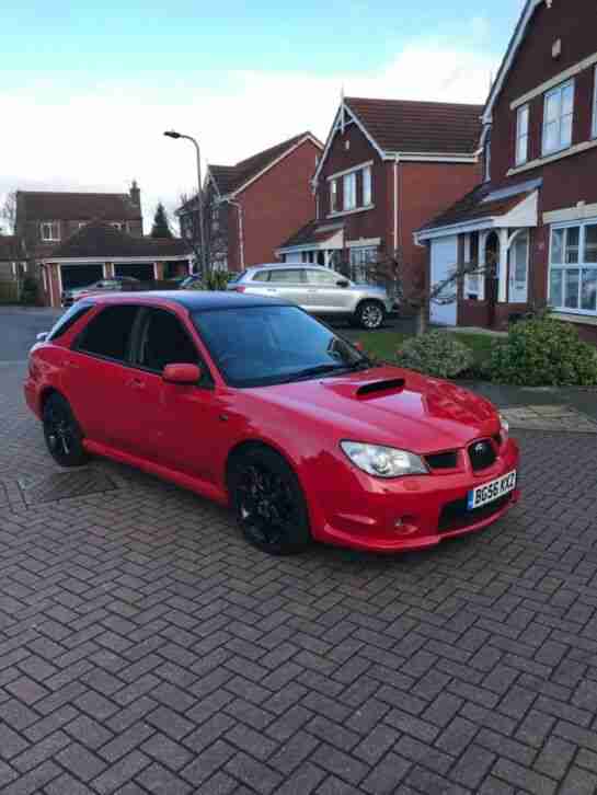 2007 SUBARU IMPREZA 2.5 WRX 5 DOOR ESTATE RED 93000 MILES FULL SERVICE HISTROY