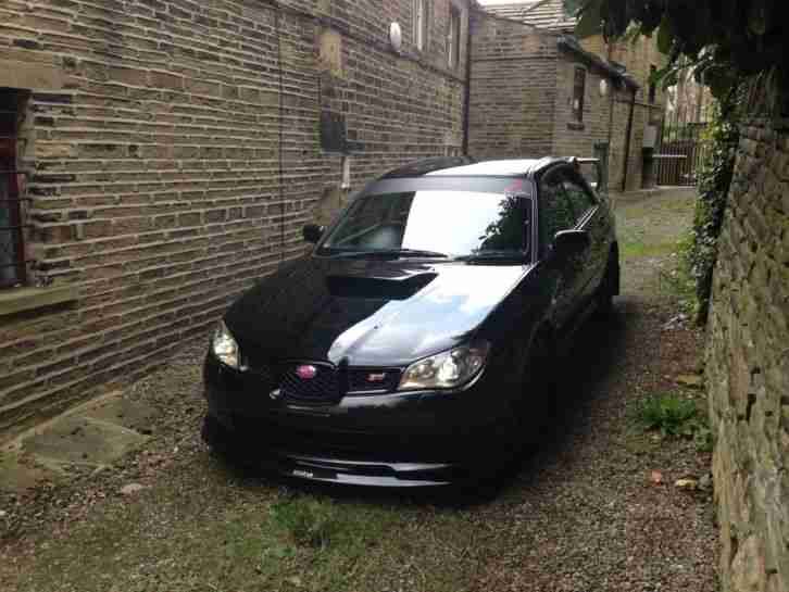 2007 SUBARU STI REPLICA HAWKEYE NON TURBO LOW,MILES FSH OBSIDIAN BLACK !