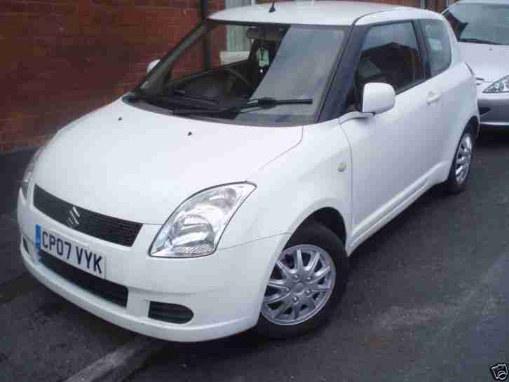 2007 SWIFT 1.3 GL 3DR WHITE,MOTD TIL