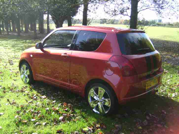 2007 SUZUKI SWIFT 1.3GL 3 DOOR IN METALLIC ORANGE.