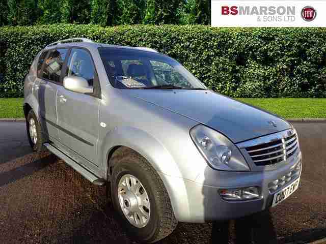 2007 Ssangyong Rexton RX 270 SE 5 TD Diesel silver Manual