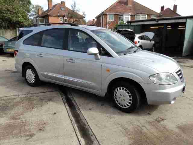 Ssangyong Rodius. Ssangyong car from United Kingdom