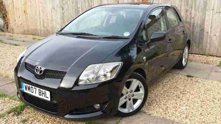 2007 AURIS T180 DIESEL 74K BLACK 5DR