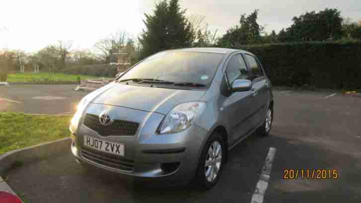 2007 TOYOTA YARIS 1.3 VVT-i ZINC S-AUTOMATIC MULTIMODE 5DR SILVER