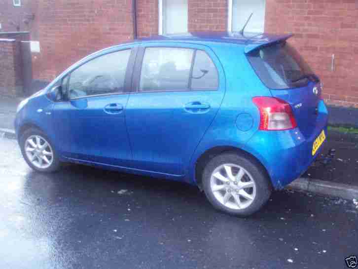 2007 TOYOTA YARIS SR 1.4 D4-D SONIC BLUE.USED DAILY,EX MPG,LONG MOT,BARGAIN!