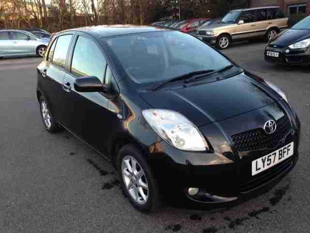 2007 Toyota Yaris 1.3 SR 5dr MMT Petrol Black SEMI AUTO