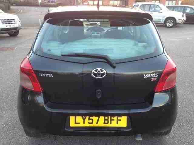 2007 Toyota Yaris SR MM Petrol Black SEMI AUTO