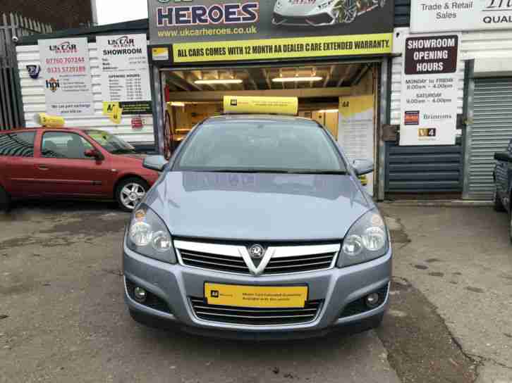 2007 VAUXHALL ASTRA 1.6 16v 115 BHP SXi 5 DOOR HATCHBACK (AA) WARRANTED INCLUDED