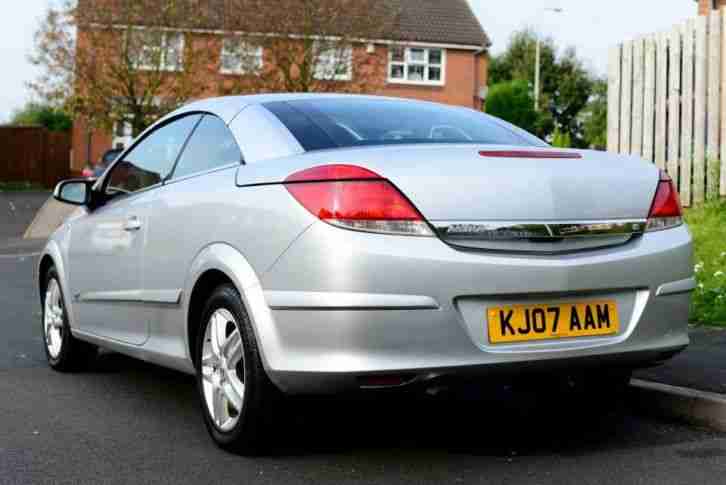 2007 VAUXHALL ASTRA TWIN TOP SPORT SILVER 1.6L PETROL