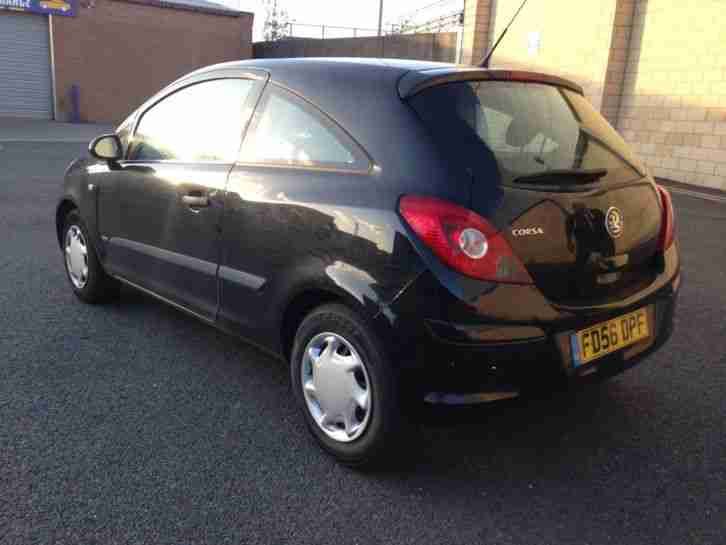 2007 VAUXHALL CORSA 1.0 LIFE A/C BLACK 3 DOOR SPARES OR REPAIR NO RESERVE