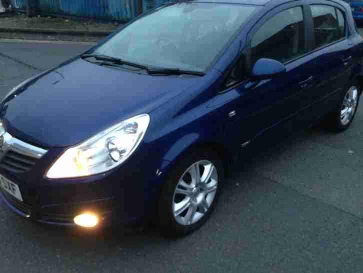 2007 VAUXHALL CORSA DESIGN BLUE 5 DOOR SPARES OR REPAIR - STARTS AND DRIVES