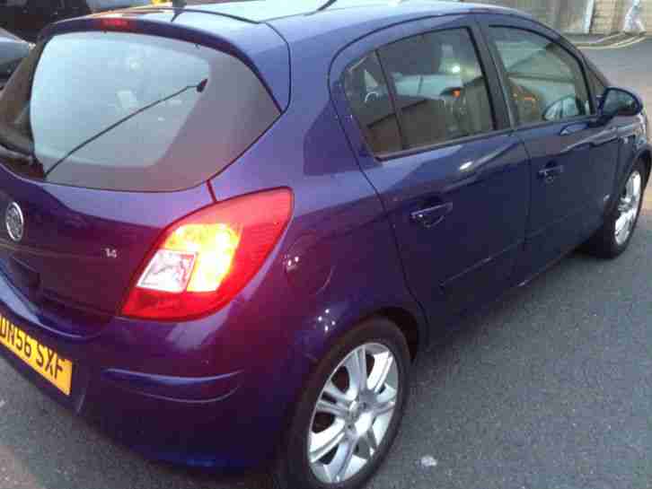 2007 VAUXHALL CORSA DESIGN BLUE 5 DOOR SPARES OR REPAIR - STARTS AND DRIVES