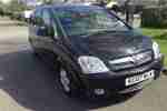 2007 VAUXHALL MERIVA DESIGN BLACK low miles