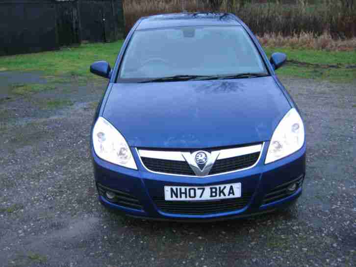 2007 VAUXHALL VECTRA DESIGN BLUE FSH 93k NO RESERVE LOW START.