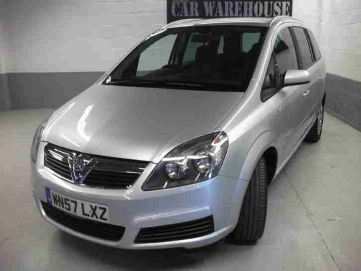 2007 VAUXHALL ZAFIRA ENERGY 16V Manual MPV