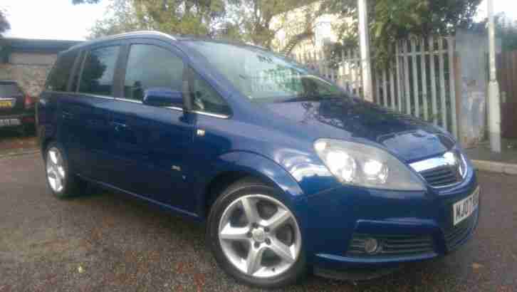 2007 VAUXHALL ZAFIRA SRI CDTI 150 E4 BLUE