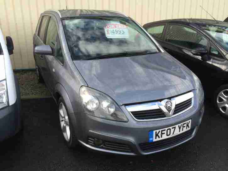 2007 VAUXHALL ZAFIRA SRI GREY