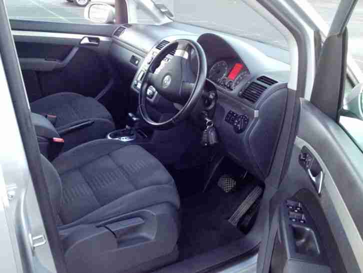 2007 VOLKSWAGEN TOURAN SPORT TDI 140 AUTO SILVER FUL S/H IN GOOD CON.